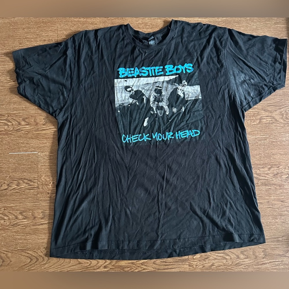 Beastie Boys Check Your Head T Men Shirt XXL Black Cotton